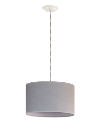 Подвесной светильник на 1 лампу 40 см серый лен Razsvet RZ-P1-4040-3-62 Подвесной светильник на 1 лампу 40 см серый лен Razsvet RZ-P1-4040-3-62
