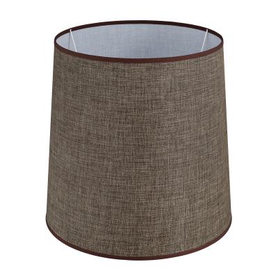 Абажур для настольной лампы 28 см E27 серо-коричневый Razsvet RZ-2328-1-14