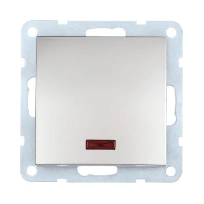 Переключатель одноклавишный на 2 направления, c индикатором LK Studio LK60 860403-1