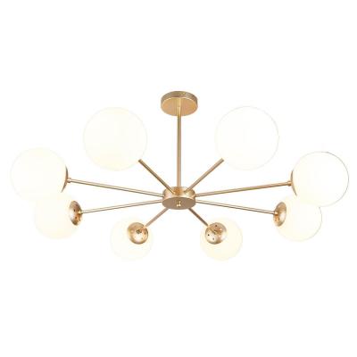 Люстра потолочная на штанге Escada ETHEREAL 2110/8P Gold