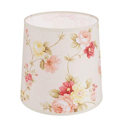 Абажур для бра и люстры 20 см E27 цветочный узор Razsvet RZ-1520-1-32