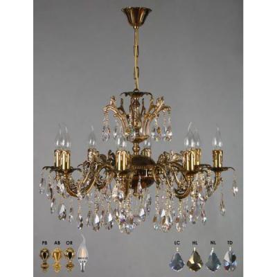 Ambiente 2118/8 PB New Leaf GRANADA люстра подвесная хрустальная Ambiente 2118/8 PB New Leaf GRANADA люстра подвесная хрустальная