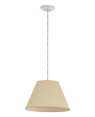Подвесной светильник на 1 лампу 40 см песочный Razsvet RZ-P1-2040-2-21