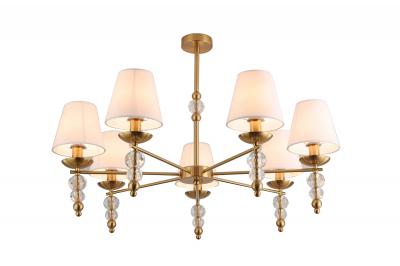 Люстра на штранге Freya Crystal FR1009CL-07BS