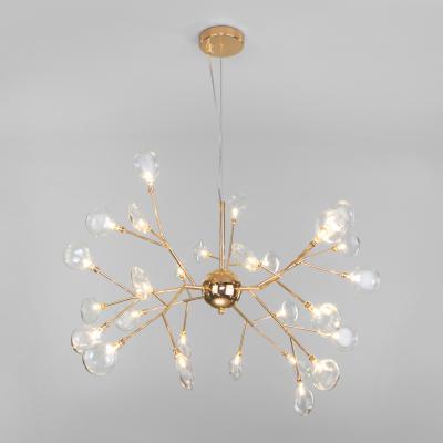 Подвесная люстра со стеклянными плафонами 564