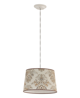 Подвесной светильник на 1 лампу 33 см золотистый узор Razsvet RZ-P1-2833-2-15