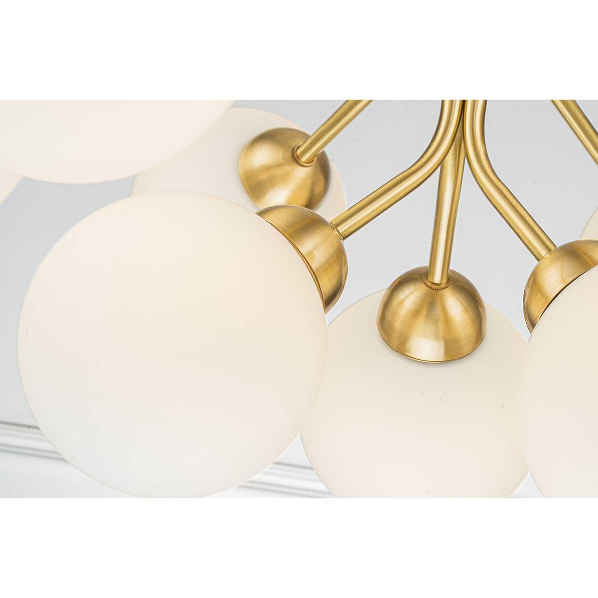 Подвесная люстра Belfast Bryson L-8130-6+3 BR GL Подвесная люстра Belfast Bryson L-8130-6+3 BR GL