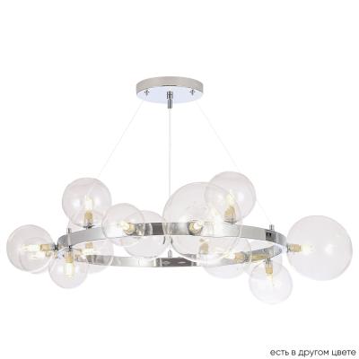 Подвесная люстра Crystal Lux AGATA AGATA SP15 V2 CHROME/TRANSPARENTE Подвесная люстра Crystal Lux AGATA AGATA SP15 V2 CHROME/TRANSPARENTE