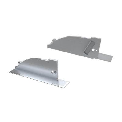 (2 шт.) Набор заглушек Arlight ALM-ARC-Side серая левая с отверстием 026791