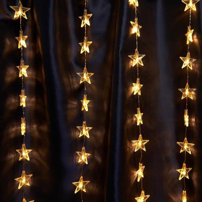 Светодиодная гирлянда занавес звездочки Feron CL25 48607