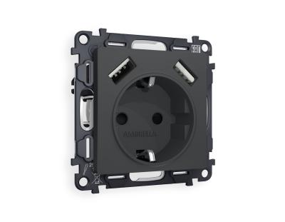 Комплект механизма розетки Ambrella Volt MA MA909010