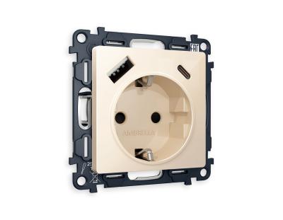 Комплект механизма розетки Ambrella Volt MA MA310010 Комплект механизма розетки Ambrella Volt MA MA310010