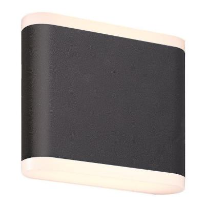 Уличный настенный светодиодный светильник Elvan 6080 GW-6080S-6W-WW-BK