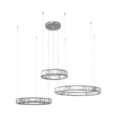 Подвесная люстра Loft it Crystal ring 10135/3 Chrome Подвесная люстра Loft it Crystal ring 10135/3 Chrome