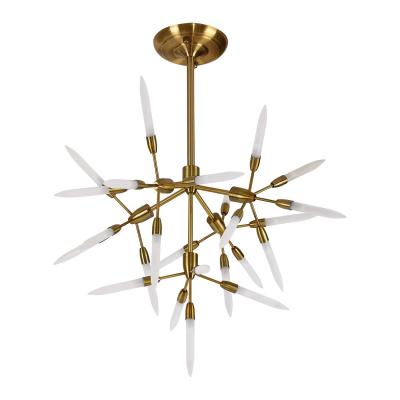 Люстра потолочная на штанге Gerhort G91142/1S GD WT