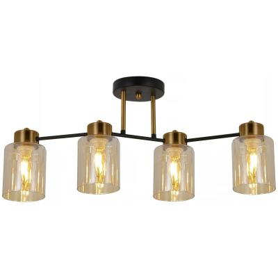 Потолочная люстра на штанге Illumico IL6111 IL6111-4COU-79 BK GD