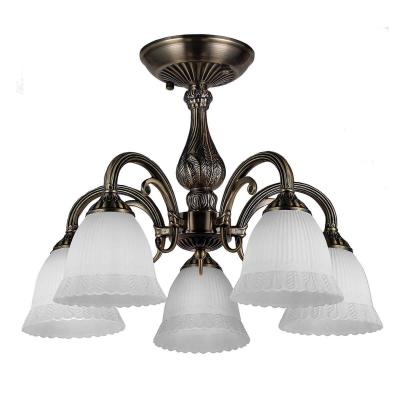 Люстра потолочная на штанге Escada Versailes 1114/5PL Bronze