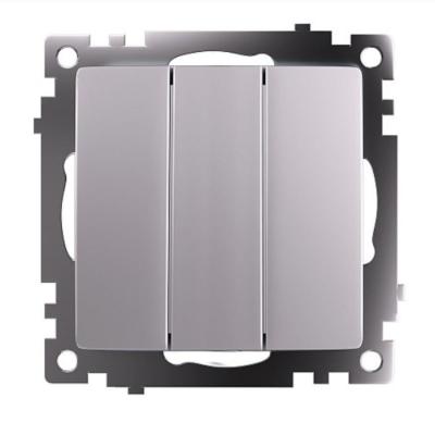 Выключатель трехклавишный Stekker Катрин 49173