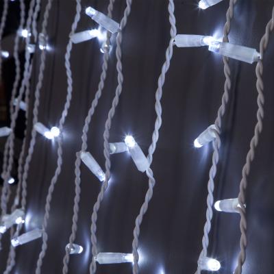 Новогодняя гирлянда Eurosvet Занавес 2х3м 600LED белый без мерцания 200-101