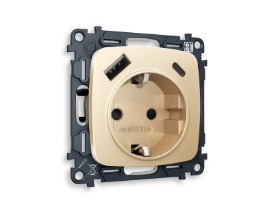 Комплект механизма розетки Ambrella Volt MO MO610010