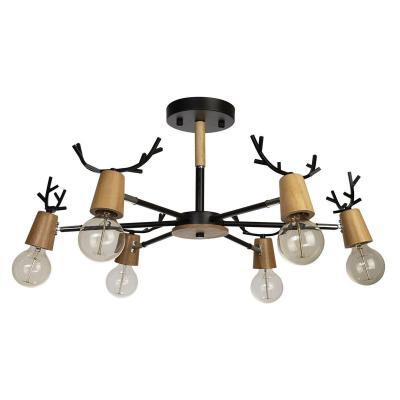 Потолочная люстра Loft IT Sven 10024/6 Black Потолочная люстра Loft IT Sven 10024/6 Black