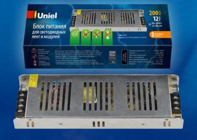 Блок питания (UL-00002432) Uniel UET-VAS-200A20 12V IP20 Блок питания (UL-00002432) Uniel UET-VAS-200A20 12V IP20