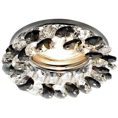 Встраиваемый светильник Ambrella light Crystal K206 BK/CH Встраиваемый светильник Ambrella light Crystal K206 BK/CH