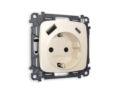 Комплект механизма розетки Ambrella Volt MO MO310010