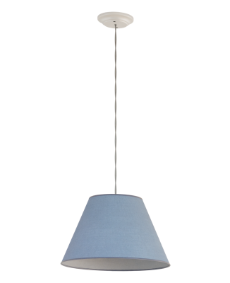 Подвесной светильник на 1 лампу 40 см серо-голубой Razsvet RZ-P1-2040-2-53