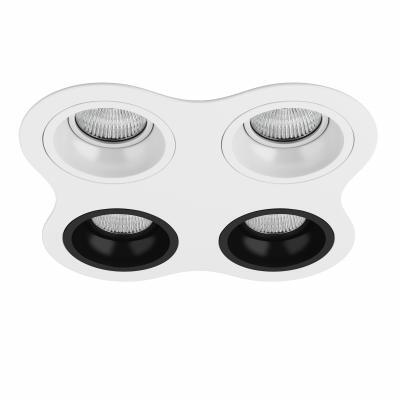 Комплект из светильников и рамки DOMINO Domino Lightstar D64606060707