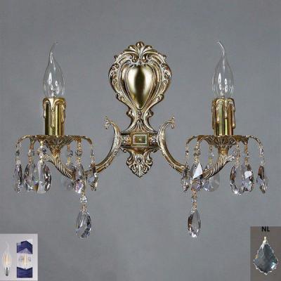 Ambiente 2226/2 WP New Leaf BENISA бра (настенный светильник, хрустальный) Ambiente 2226/2 WP New Leaf BENISA бра (настенный светильник, хрустальный)