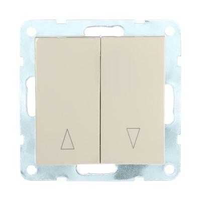 Клавиша выключателя 2-кл для жалюзи LK Studio LK60 861401K