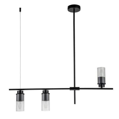 Потолочная люстра на штанге Escada Reverse 2100/3P Black Потолочная люстра на штанге Escada Reverse 2100/3P Black