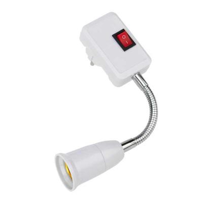 Переходник-светильник для крепления в штепсельной сетевой розетке переходник цокольный гибкий с выключателем REXANT 80-1194