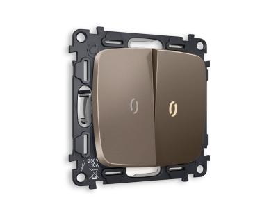 Комплект механизма выключателя Ambrella Volt MO MO634010