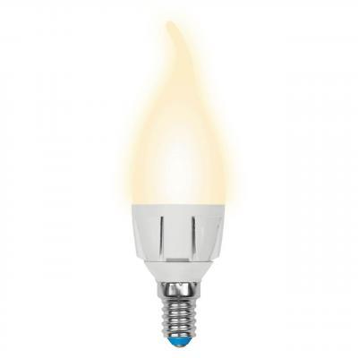 Лампа светодиодная диммируемая (UL-00004299) Uniel E14 7W 3000K матовая LED-CW37 7W/3000K/E14/FR/DIM PLP01WH Лампа светодиодная диммируемая (UL-00004299) Uniel E14 7W 3000K матовая LED-CW37 7W/3000K/E14/FR/DIM PLP01WH