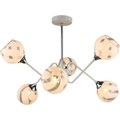 Люстра потолочная на штанге Reluce 04897-0.3-06 WT+CH