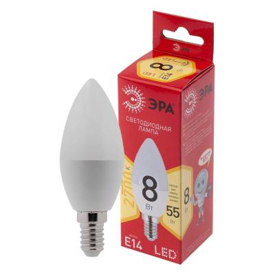 Лампа светодиодная ЭРА LED B35-8W-827-E14 R