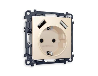 Комплект механизма розетки Ambrella Volt MA MA329010