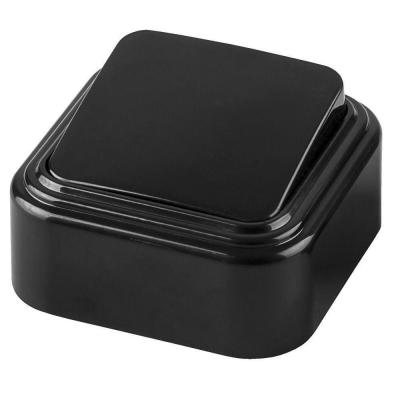 Выключатель одноклавишный Stekker Брест белый 32743