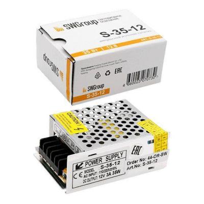 Блок питания 12V 35W IP20 3A SWG S 121 Блок питания 12V 35W IP20 3A SWG S 121
