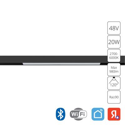 Трековый светильник Arte Lamp Linea A4693PL-1BK