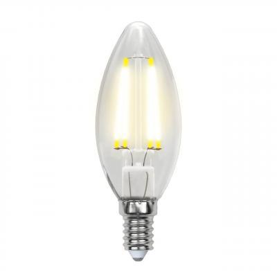 Лампа светодиодная филаментная (UL-00001373) Uniel E14 6W 4000K прозрачная LED-C35-6W/NW/E14/CL PLS02WH Лампа светодиодная филаментная (UL-00001373) Uniel E14 6W 4000K прозрачная LED-C35-6W/NW/E14/CL PLS02WH