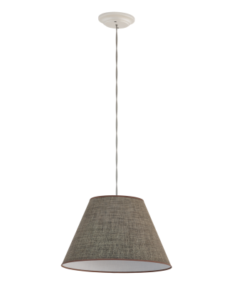 Подвесной светильник на 1 лампу 40 см серо-коричневый Razsvet RZ-P1-2040-2-14