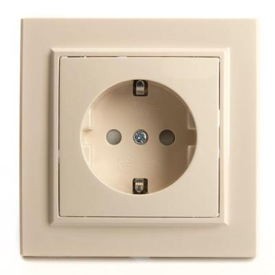 Розетка 2P+PE со шторками Stekker Эрна слоновая кость 39236 Розетка 2P+PE со шторками Stekker Эрна слоновая кость 39236