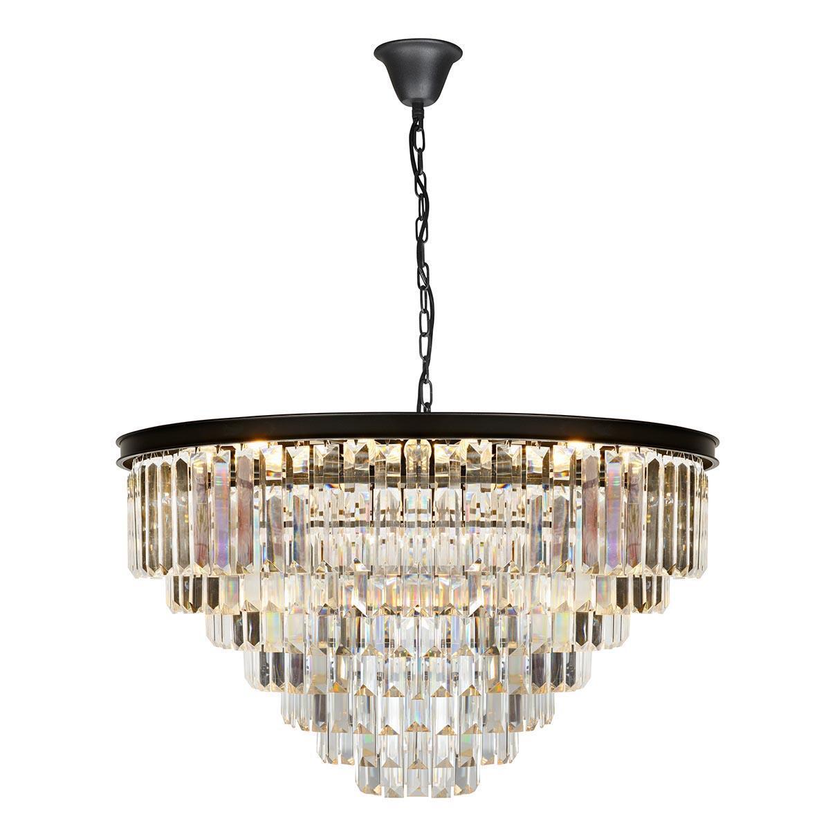 Подвесная люстра iLamp Triumph 6101-800 BK Подвесная люстра iLamp Triumph 6101-800 BK