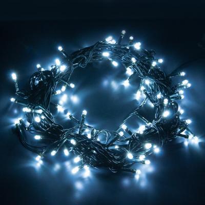 Новогодняя гирлянда Eurosvet Нить 5м 50LED белый 400-001 Новогодняя гирлянда Eurosvet Нить 5м 50LED белый 400-001