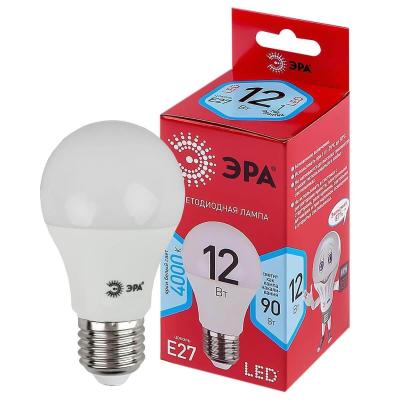Лампа светодиодная ЭРА LED A60-12W-840-E27 R