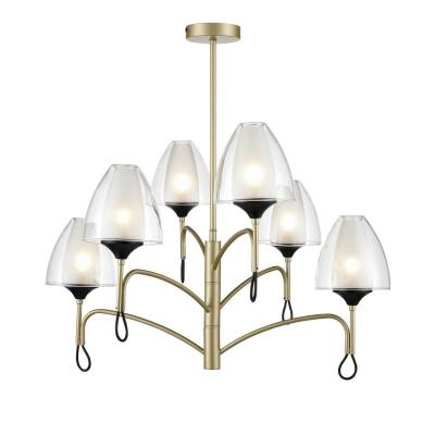 Потолочная люстра на штанге Vele Luce Oro VL5654P16 Потолочная люстра на штанге Vele Luce Oro VL5654P16