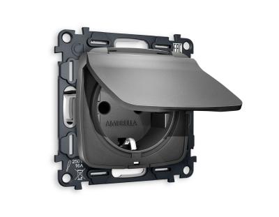 Комплект механизма розетки Ambrella Volt MO MO658010